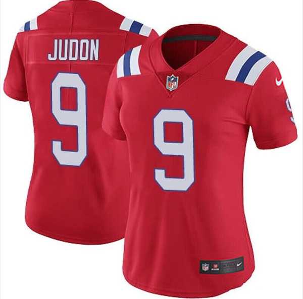 Women%27s New England Patriots #9 Matt Judon Red Red Vapor Untouchable Limited Stitched Jersey Dzhi->women nfl jersey->Women Jersey